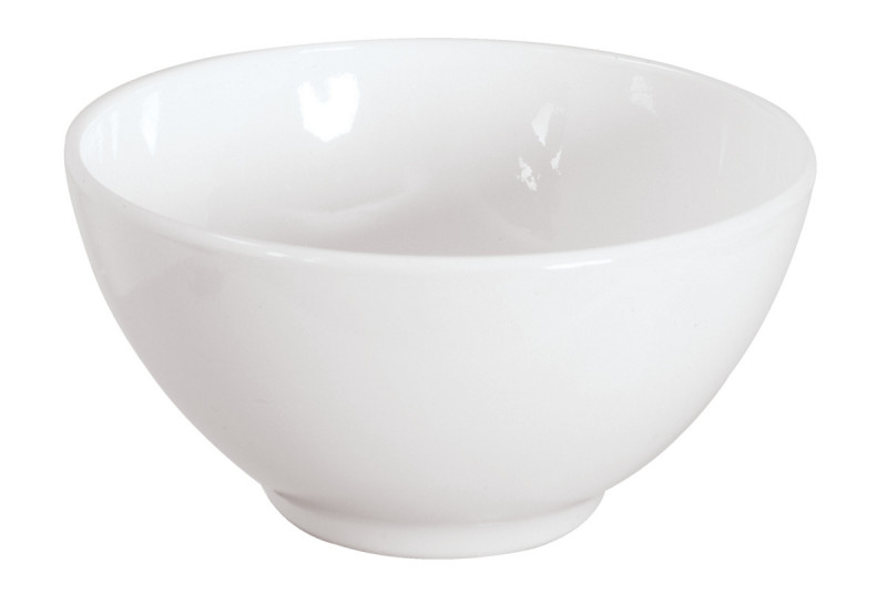 Bol rond blanc verre opal 50 cl Ø 13,2 cm Restaurant Blanc Arcoroc