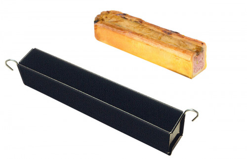 Moule à pâté acier Revêtement anti-adhésif 50x4x6 cm mobile Gobel