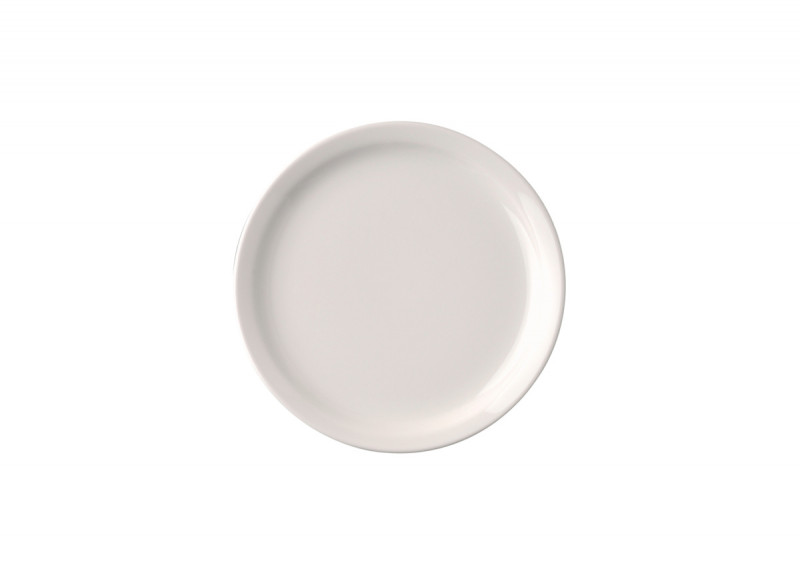 Assiette plate rond ivoire porcelaine vitrifiée Ø 28 cm Ska Rak