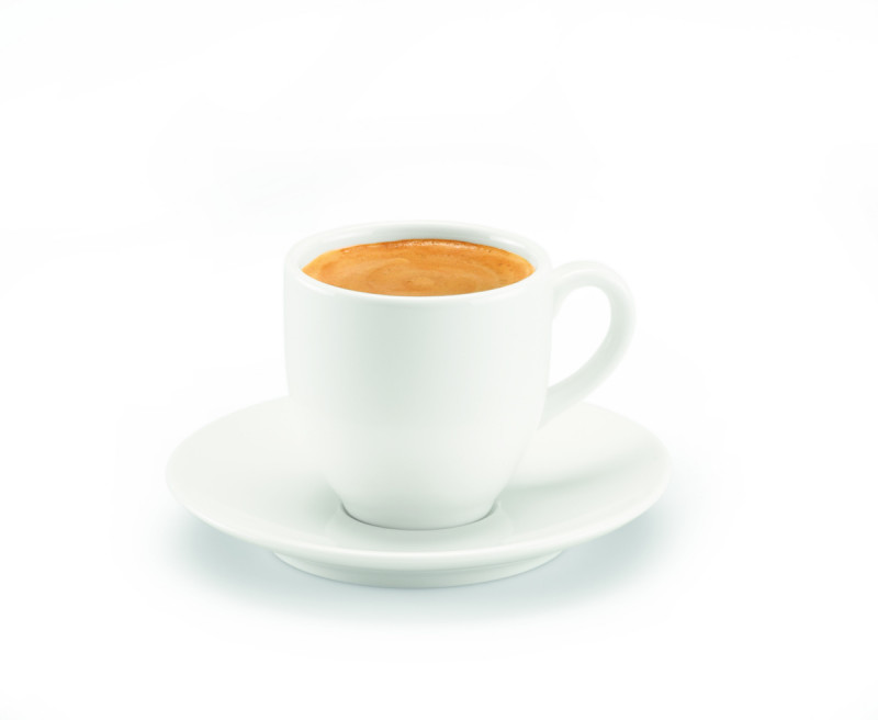 Tasse à expresso rond ivoire porcelaine vitrifiée 9 cl Ø 6,3 cm Classic Gourmet Rak