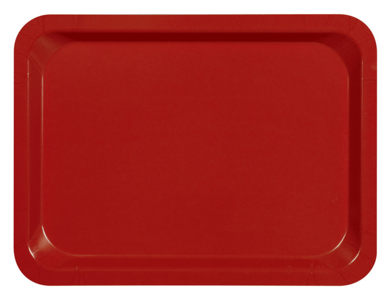 Plateau stratifié GN1/1 bois compresse rouge 53x32,5 cm Stratifie Platex