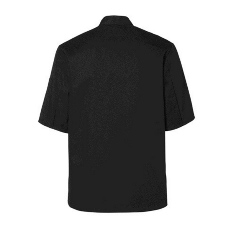 Veste de cuisine homme manche courte noir T5 Blake Molinel
