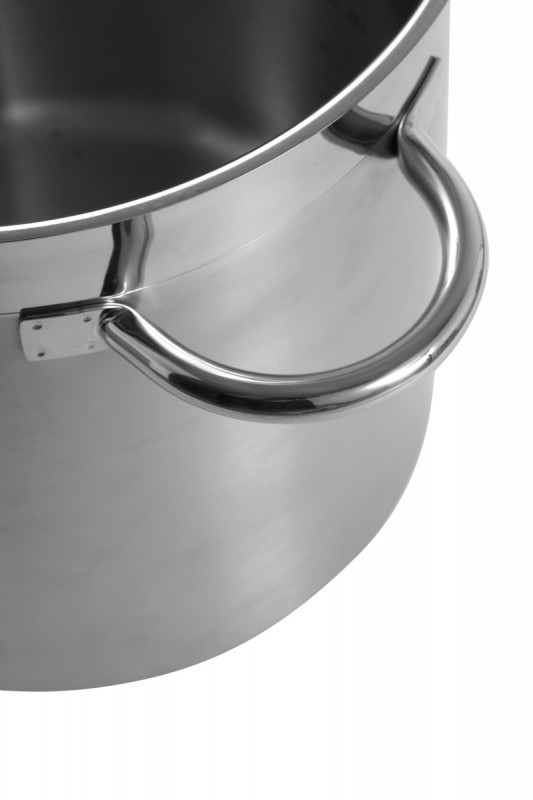 Marmite inox Sans revêtement Sans couvercle Ø 24 cm 24 cm 10 L Qualiplus Pro.cooker