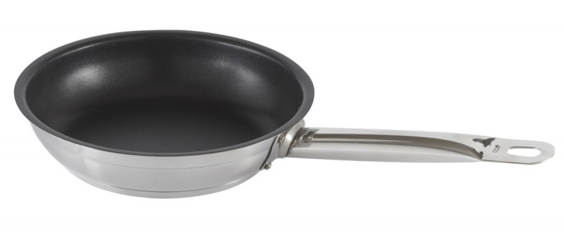 Poêle rond inox Revêtement anti-adhésif Ø 32 cm 5,5 cm 4 L Qualiplus Pro.cooker