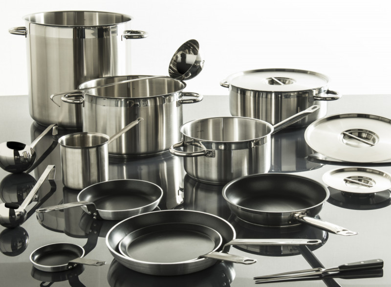 Sauteuse conique inox Ø 20 cm 7 cm 2,2 L Qualiplus Pro.cooker