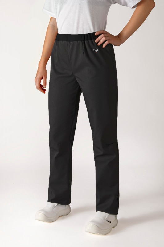 Pantalon femme noir T0 Rosace Robur
