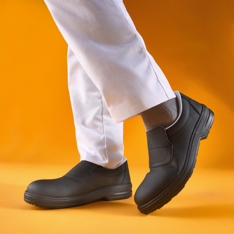 Chaussures mocassin de sécurité mixte noir 47 Tony Nordways