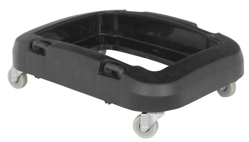 Chariot de tri sélectif plastique noir Probbax - ECOTEL CAEN