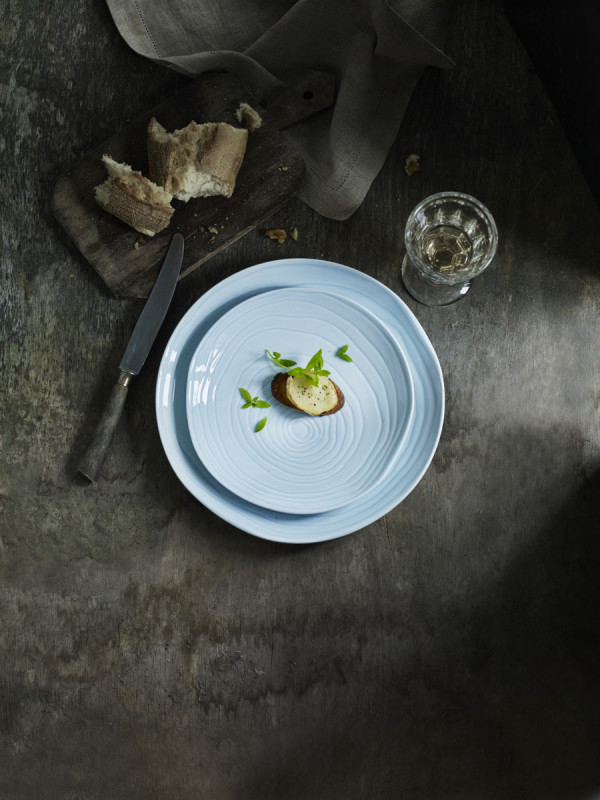 Assiette coupe plate rond blanc porcelaine culinaire Ø 26,5 cm Teck Pillivuyt