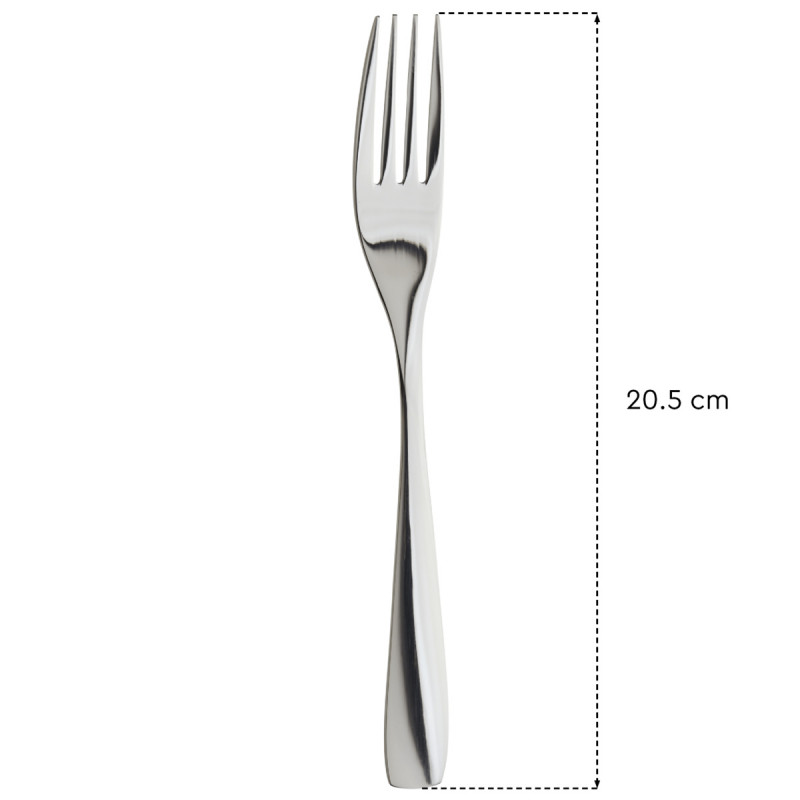 Fourchette de table inox 18/0 20,5 cm Adagio Pro.mundi