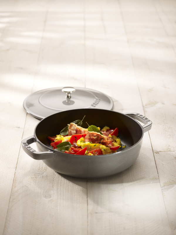 Sauteuse fonte d'acier Ø 28 cm 12,6 cm 3,7 L Chistera Staub