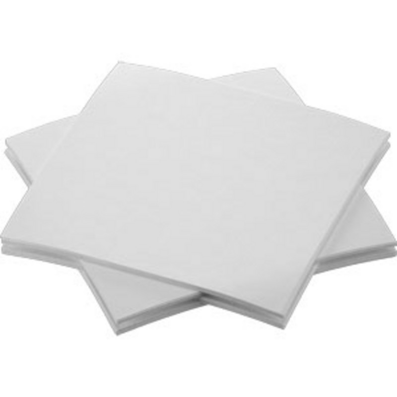 Serviette blanc non tissé 20x20 cm Bio Dunisoft Duni (180 pièces)