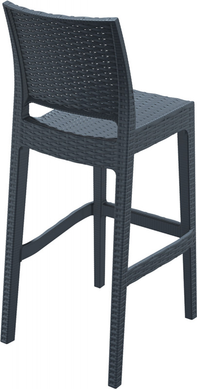 Tabouret de bar gris 108x40x51 cm Jamaica