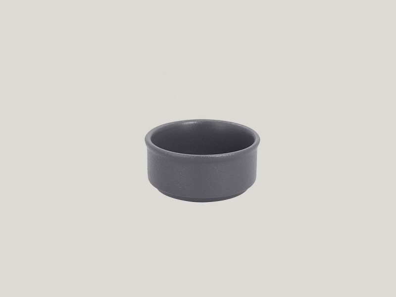 Ramequin rond noir porcelaine vitrifiée Ø 8 cm Neo Fusion Rak