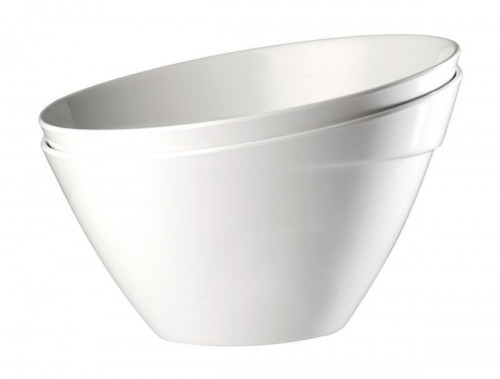 Saladier mélamine blanc Ø 30 cm 19,5 cm 5 L Balance Aps