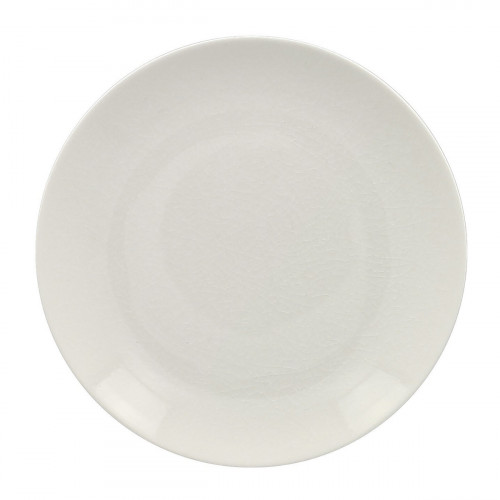 Assiette coupe plate rond blanc porcelaine vitrifiée Ø 29,3 cm Vintage Rak