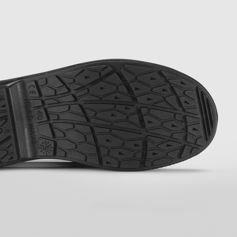Chaussures mocassin de sécurité mixte noir 46 Tony Nordways