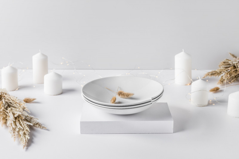 Assiette de présentation blanc porcelaine culinaire 29x18 cm Canopee Pillivuyt