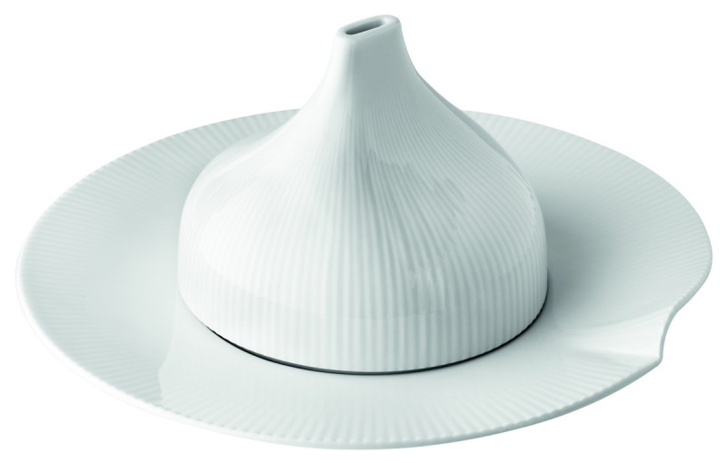 Cloche rond blanc porcelaine culinaire Ø 14,5 cm Canopee Pillivuyt