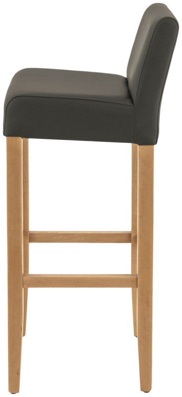 Tabouret de bar gris 100 mm x 36x100 cm Clinton