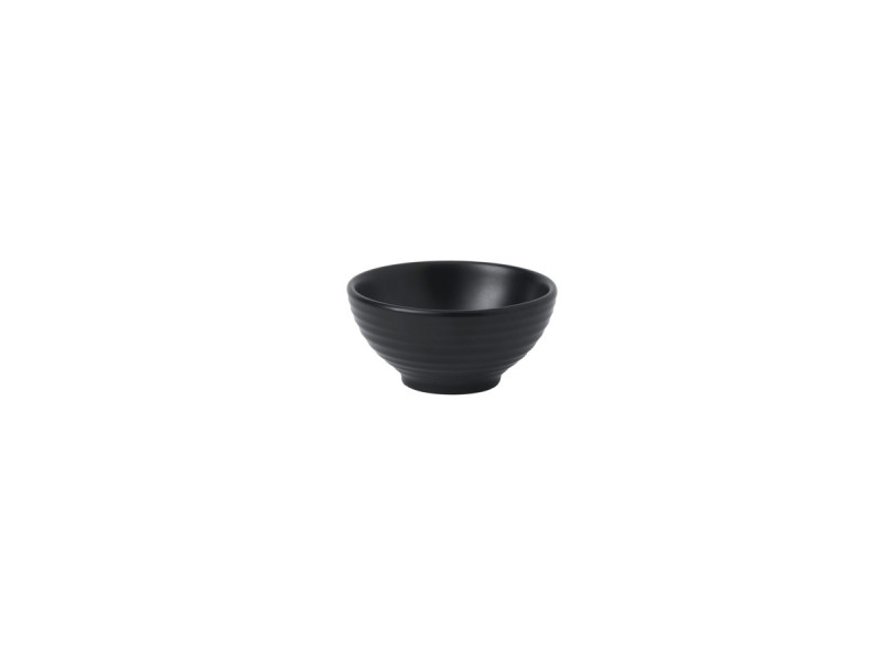 Bol rond noir porcelaine Ø 10,5 cm Evo Dudson