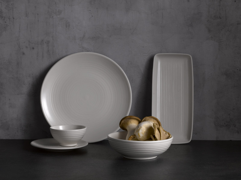 Assiette creuse rond blanc porcelaine Ø 29,3 cm Evo Dudson