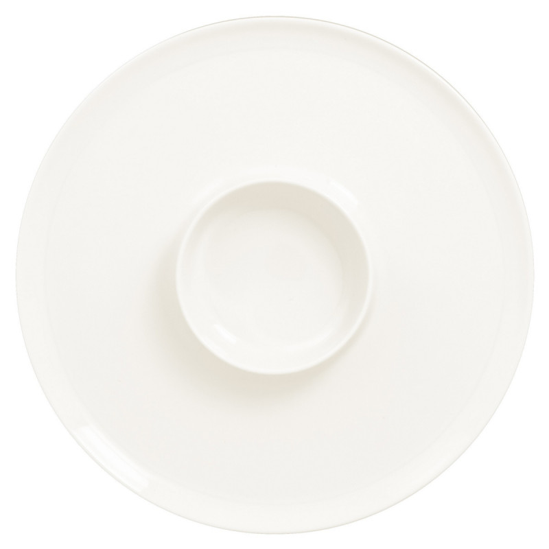 Assiette creuse rond blanc porcelaine vitrifiée Ø 25,5 cm Chill Rak