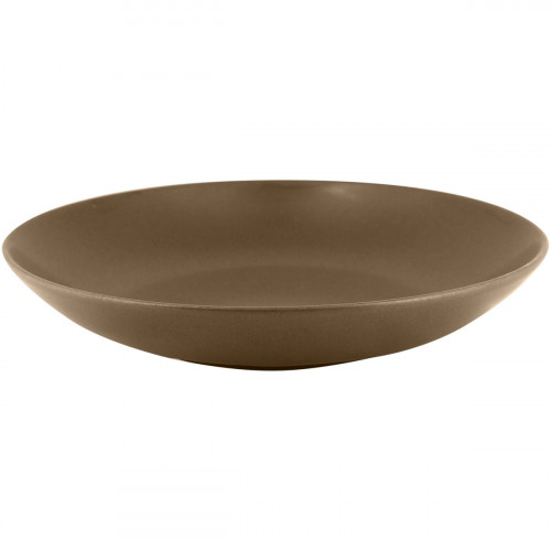 Assiette coupe creuse rond marron porcelaine vitrifiée Ø 25,9 cm Genesis Rak