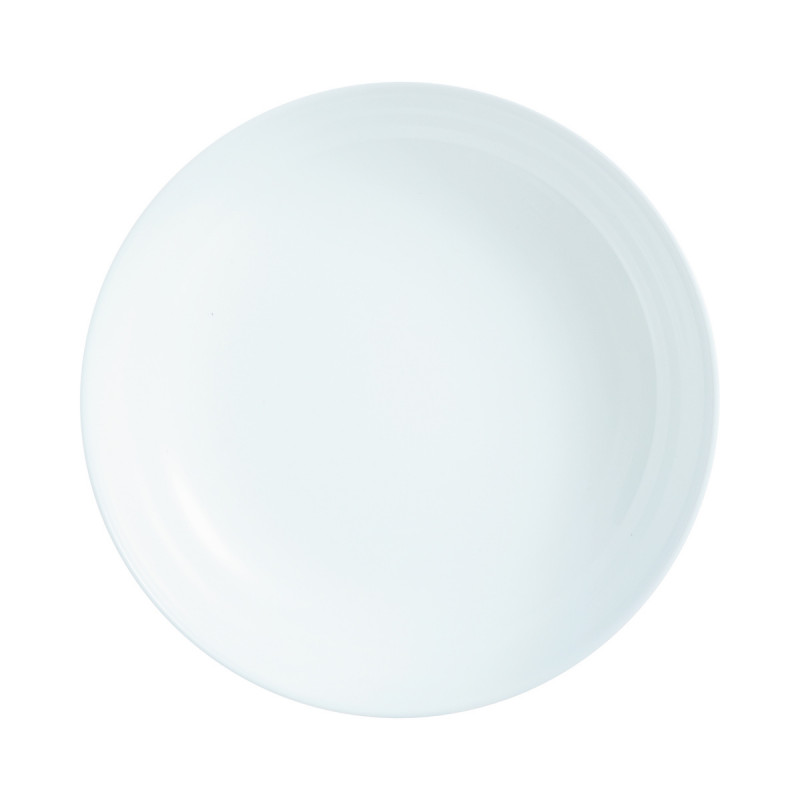 Assiette creuse rond blanc verre opal Ø 17 cm Evolutions Arcoroc