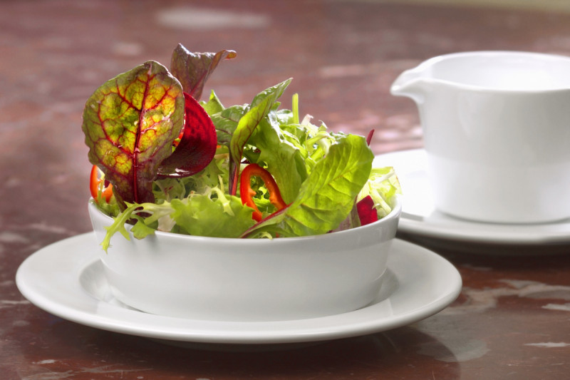 Assiette plate rond blanc porcelaine vitrifiée Ø 24 cm Access Rak