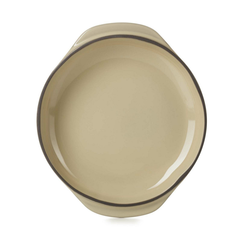 Cassolette rond beige porcelaine culinaire Ø 14 cm Caractere Revol