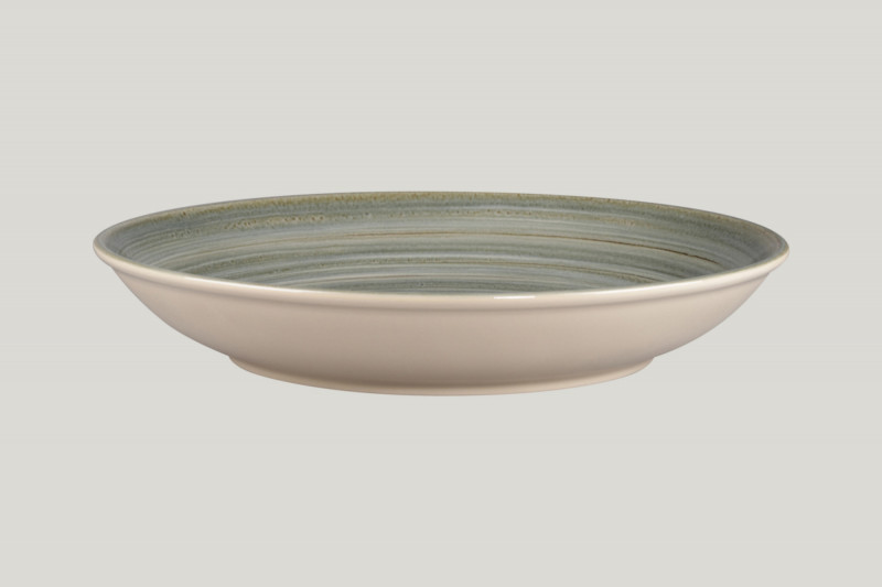 Assiette coupe creuse rond gris porcelaine Ø 30 cm Rakstone Spot Rak