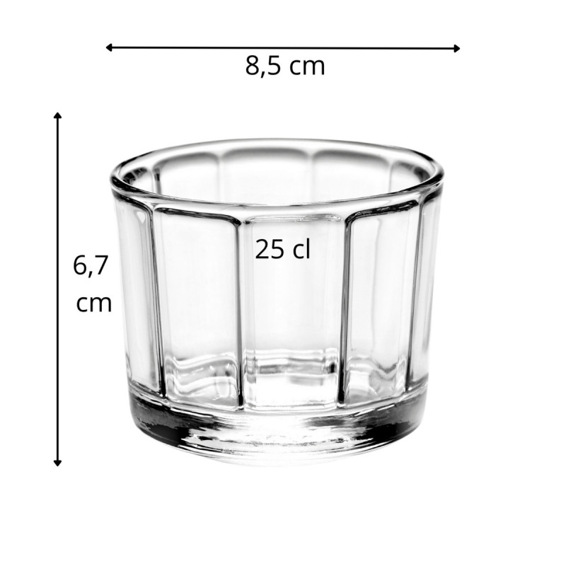 Gobelet forme basse verre 25 cl Surface Serax