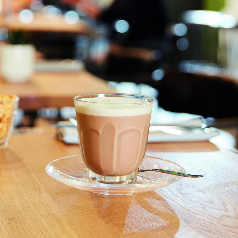 Sous tasse à thé transparent verre trempé Ø 140 mm Arcoroc