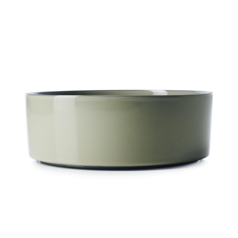 Saladier rond vert porcelaine culinaire Ø 19 cm Caractere Revol