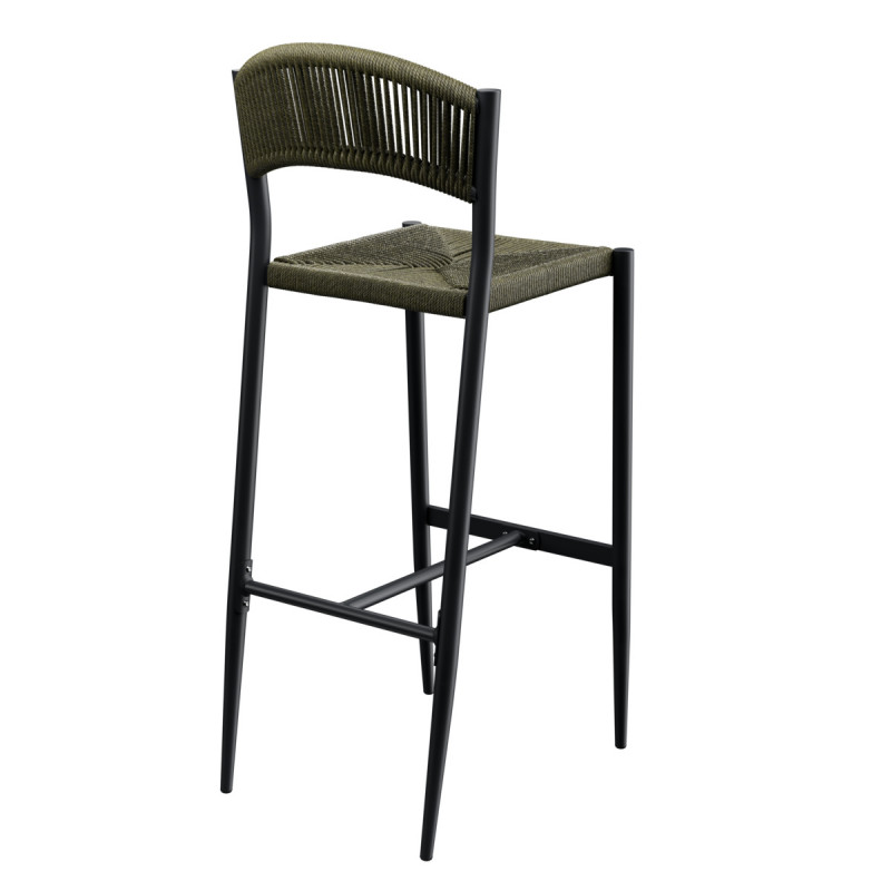 Tabouret de bar olive 104x46x58 cm Breda