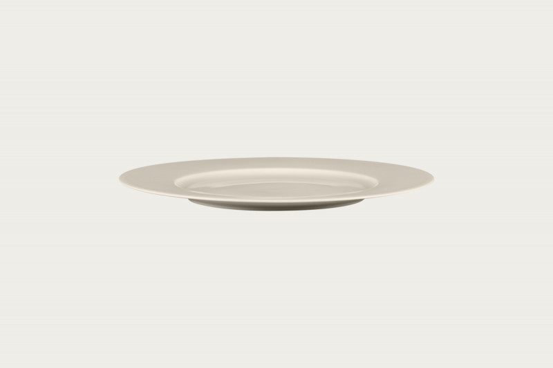 Assiette plate rond ivoire porcelaine bone china Ø 32,5 cm Fedra Rak