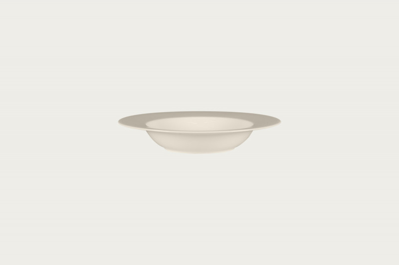 Assiette creuse rond ivoire porcelaine bone china Ø 22,8 cm Fedra Rak