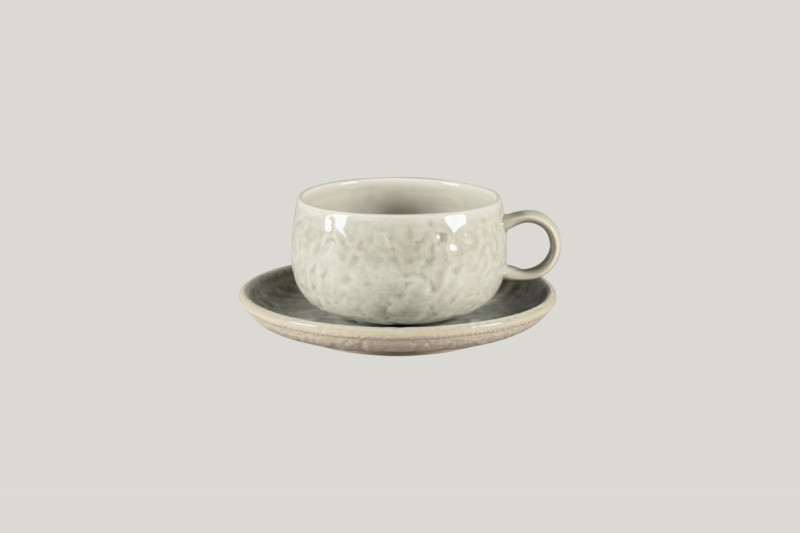 Tasse à déjeuner rond céladon porcelaine 40 cl Ø 11 cm Krush Rak