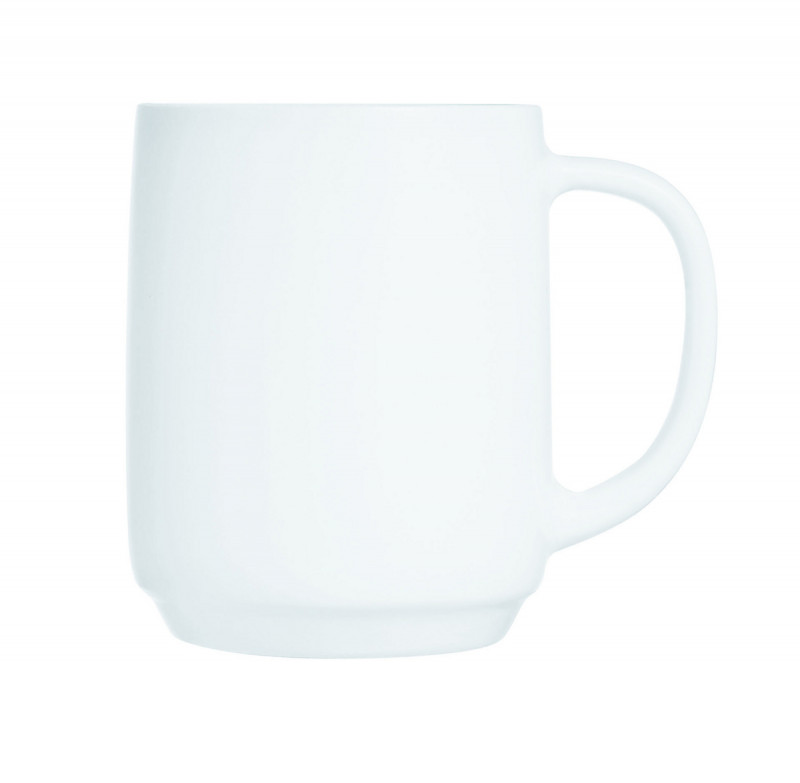 Mug rond blanc verre opal 29 cl Ø 10,9 cm Intensity Baril Arcoroc