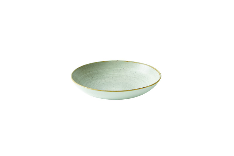 Assiette creuse rond Raw Brown porcelaine vitrifiée Ø 24,8 cm Stonecast Raw Churchill