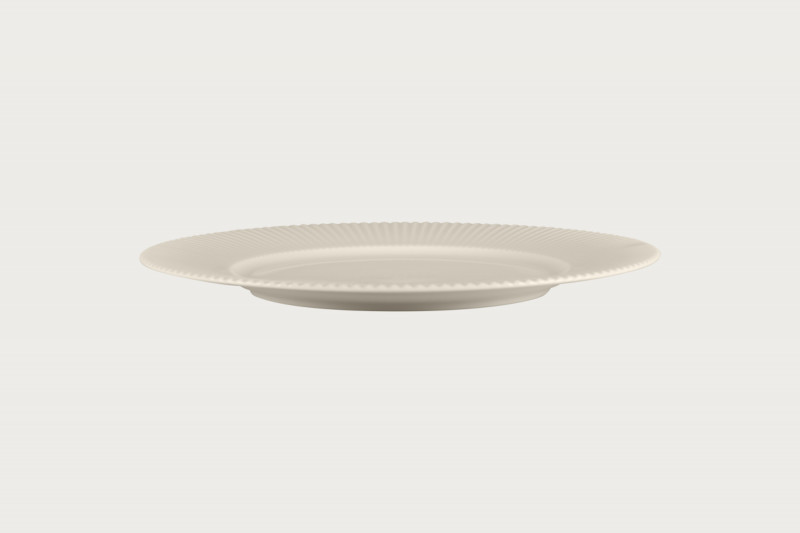 Assiette plate rond blanc porcelaine bone china Ø 32,5 cm Spectra Rak