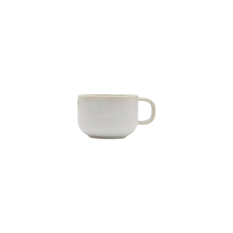 Tasse à thé rond beige grès émaillé Ø 8,5 cm Sand Accolade