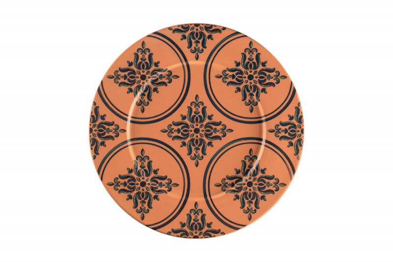 Assiette plate rond Tero Décor Prima porcelaine Ø 32,5 cm Earth Rak