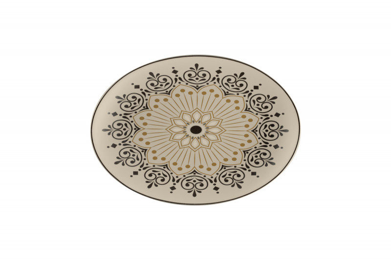 Plat ovale Argila Décor Epura porcelaine 32 cm Earth Rak