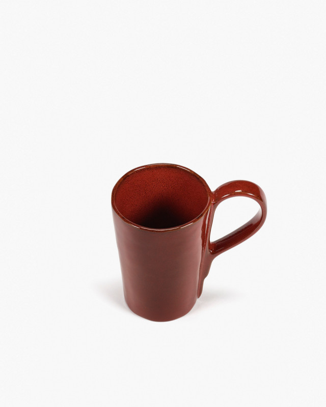 Mug rond Venetian red grès émaillé 12 cm La Mère Serax