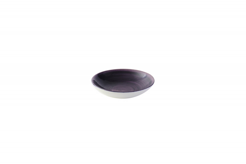 Assiette creuse rond deep purple porcelaine vitrifiée Ø 18,2 cm Stonecast Patina Churchill