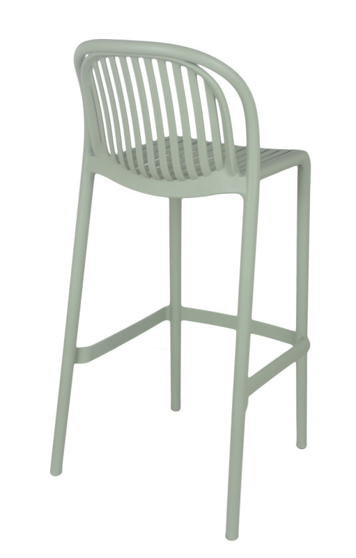 Tabouret de bar de terrasse vert sauge 104x52x49 cm Oman