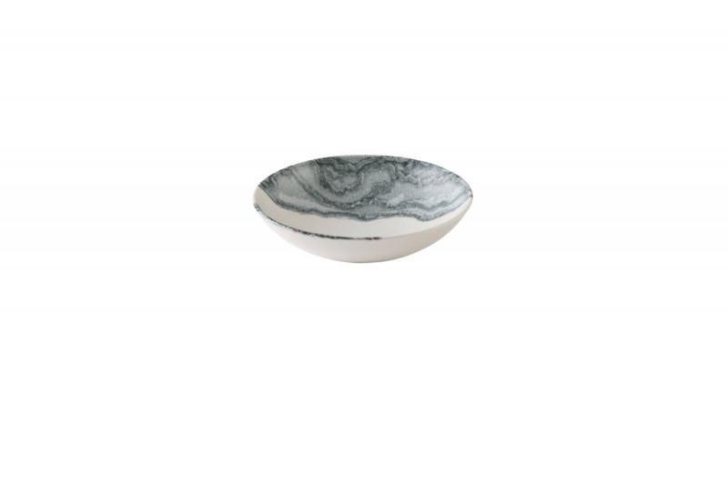 Assiette coupe creuse rond Black porcelaine vitrifiée Ø 24,8 cm Tide Churchill