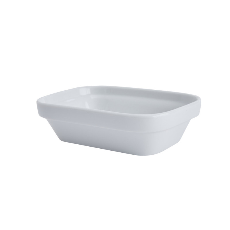 Ravier régithermie rond blanc porcelaine 12,8 cm Vitalia Essentials Collection